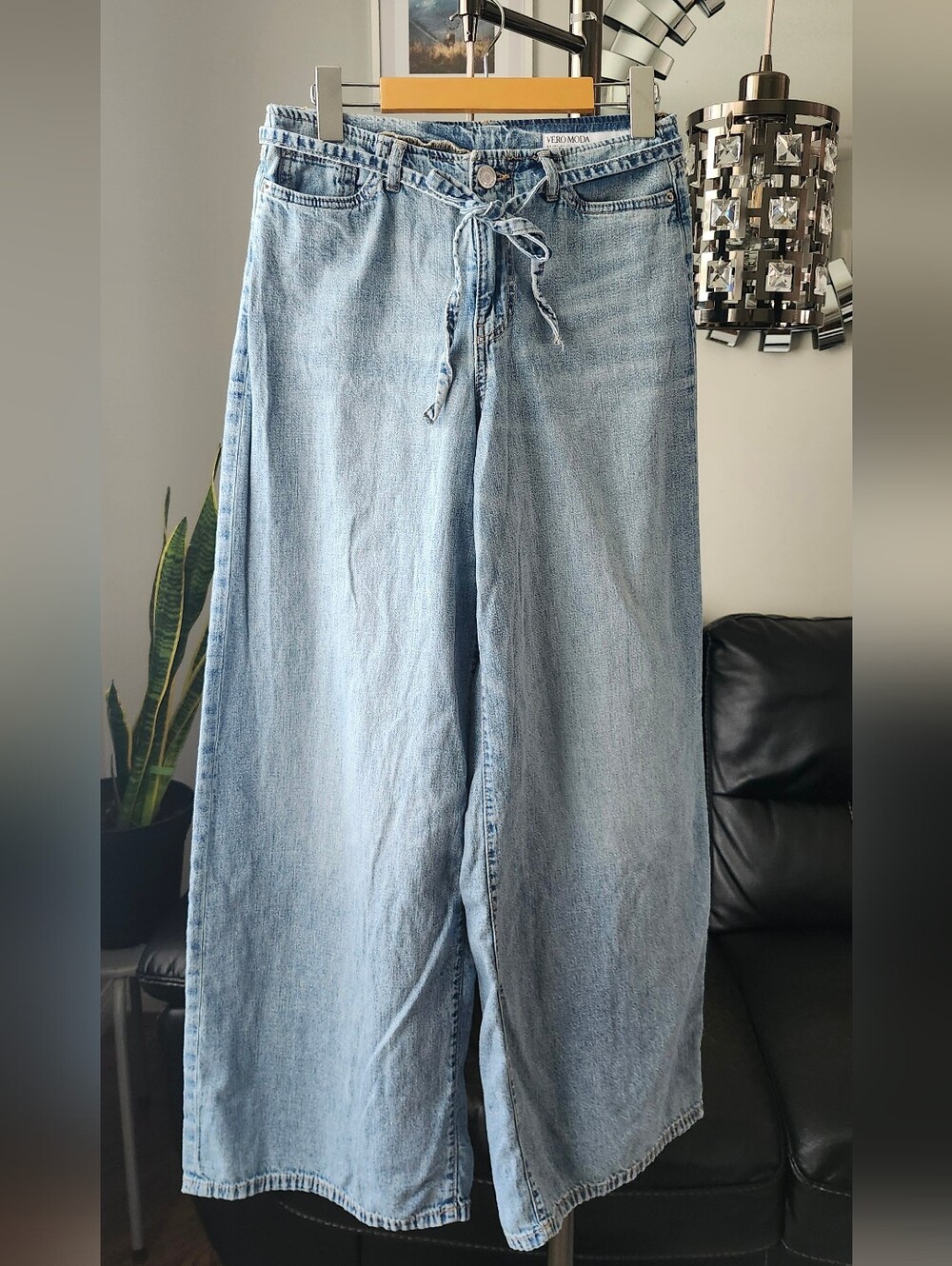 Vero Moda Light Wash Wide Leg Jeans